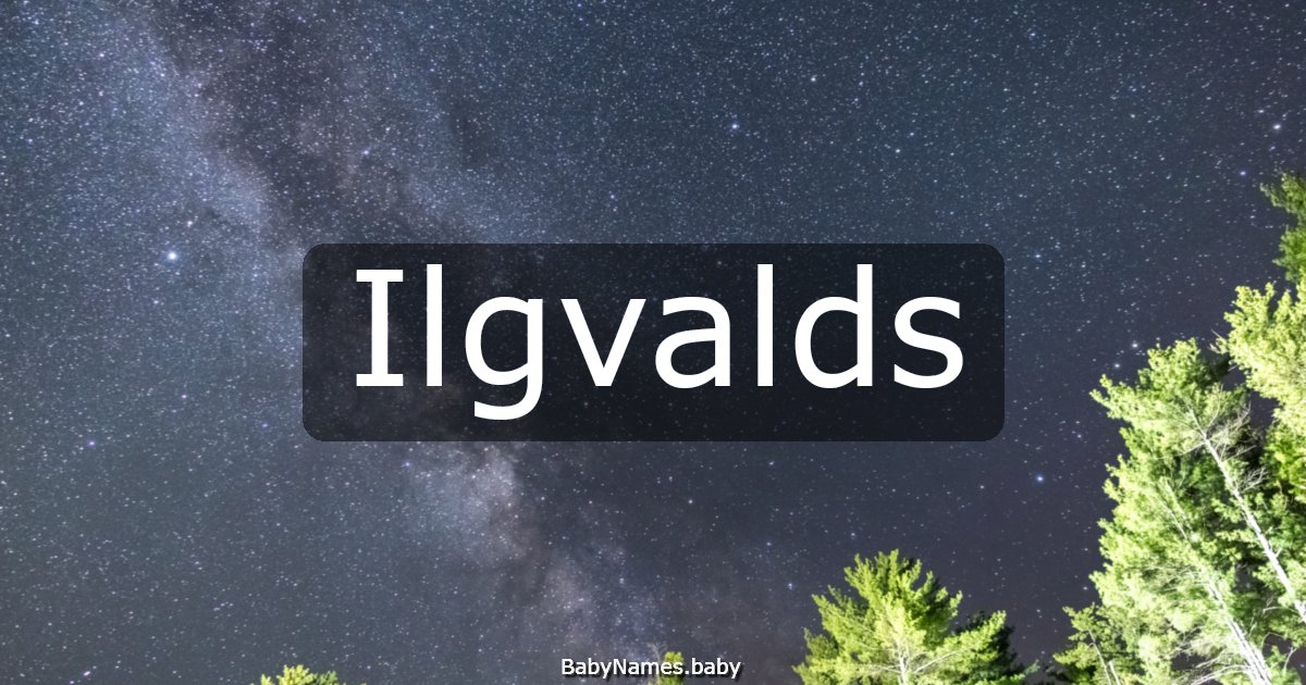 Ilgvalds