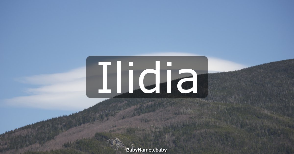 Ilidia