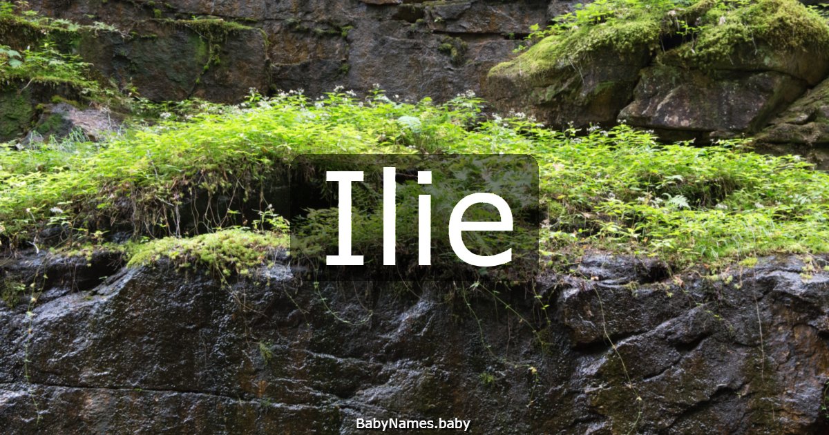 Ilie