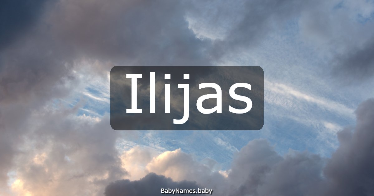 Ilijas