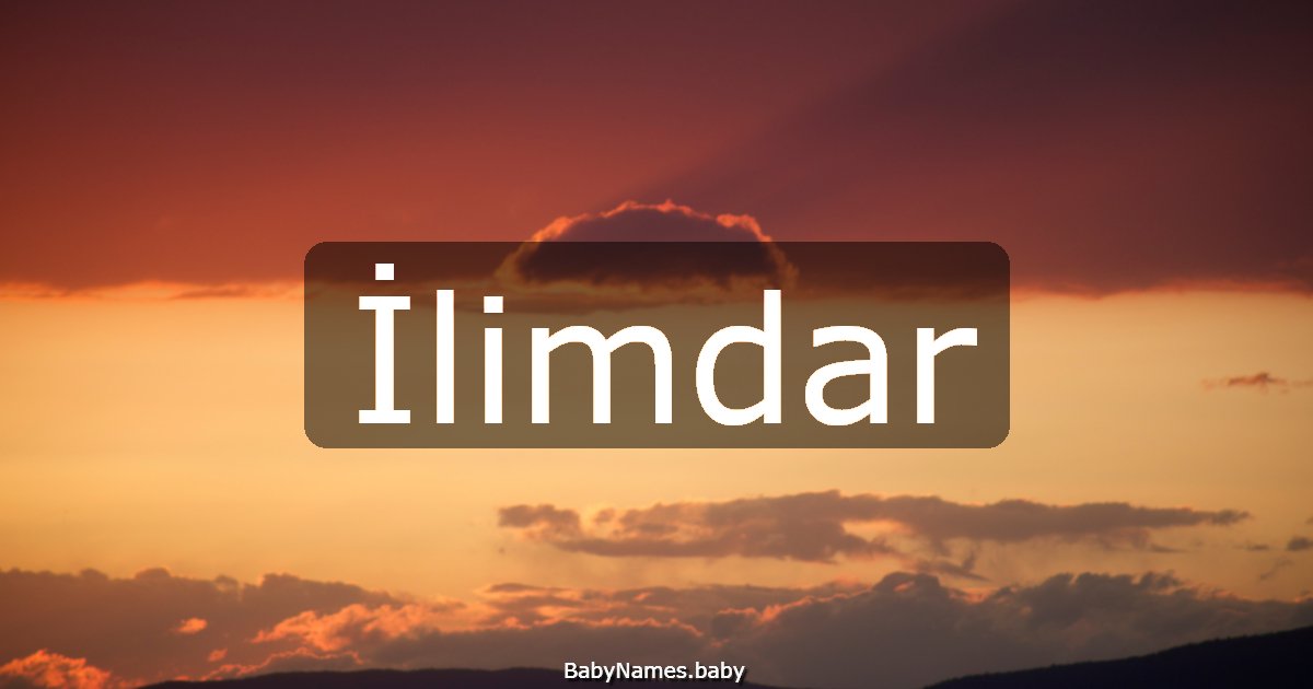 İlimdar