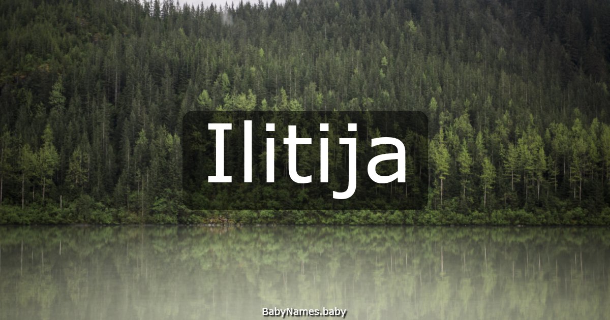 Ilitija