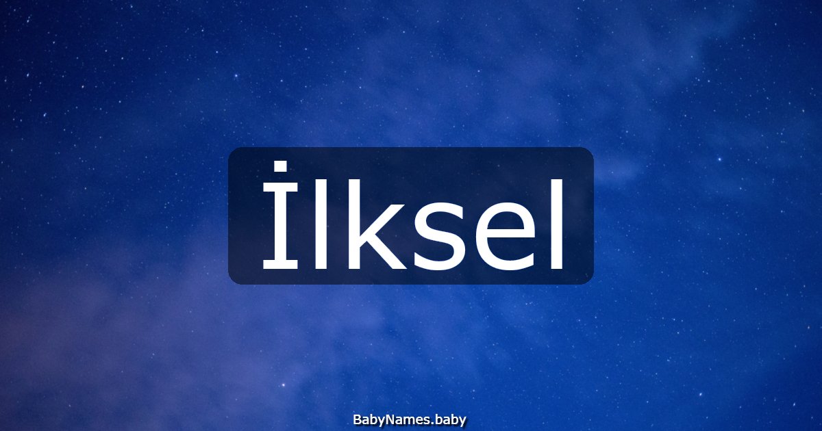 İlksel