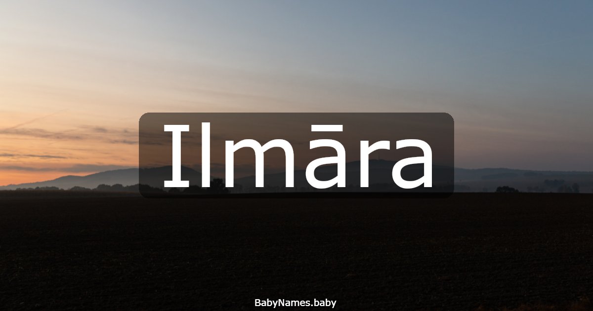 Ilmāra