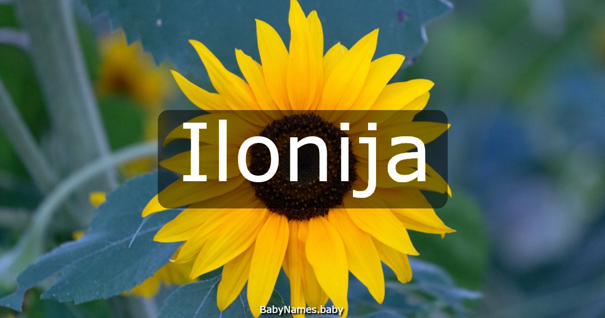 Ilonija