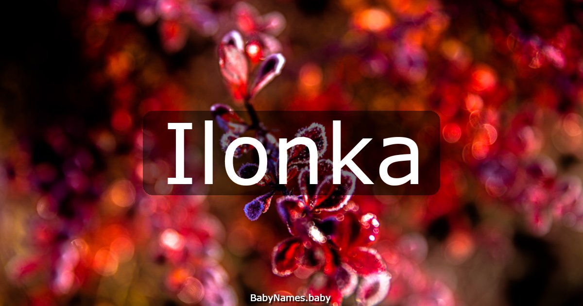 Ilonka