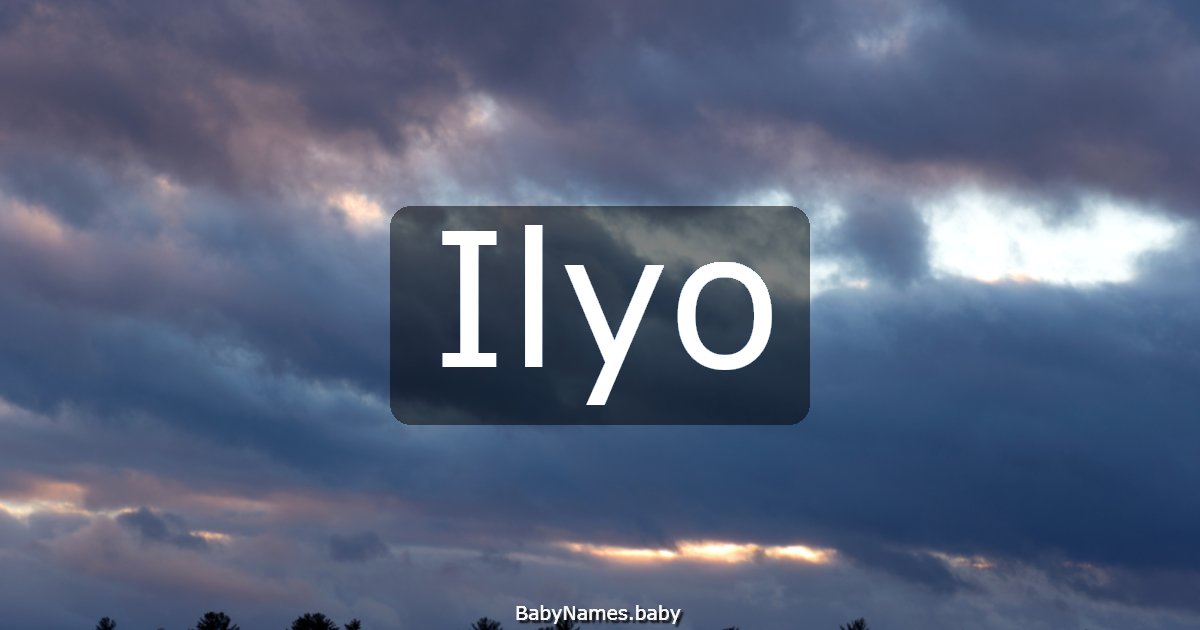 Ilyo