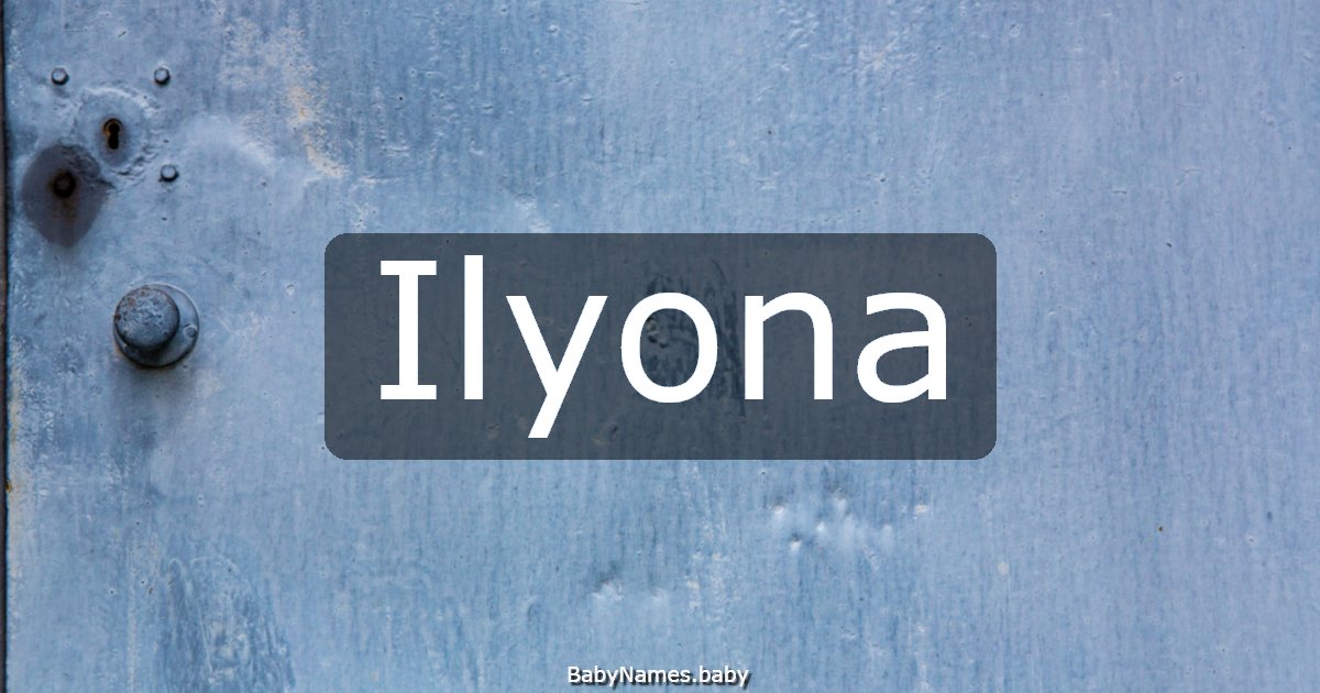 Ilyona