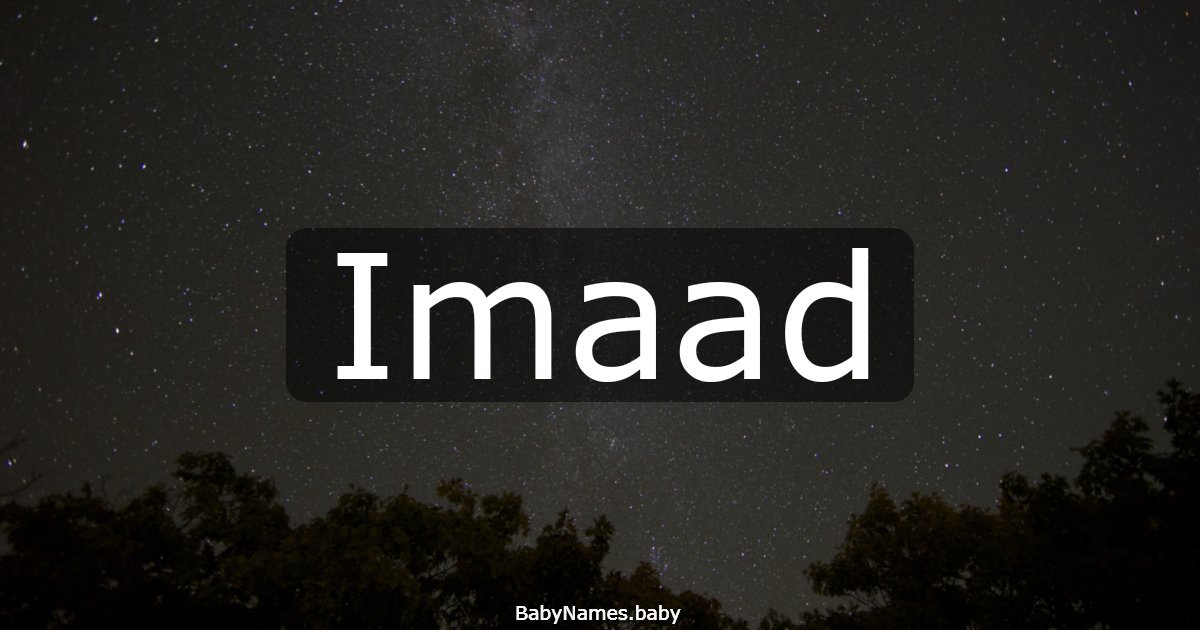 Imaad