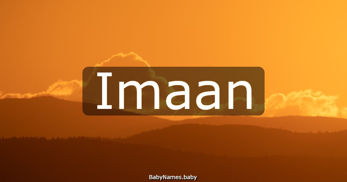 Imaan