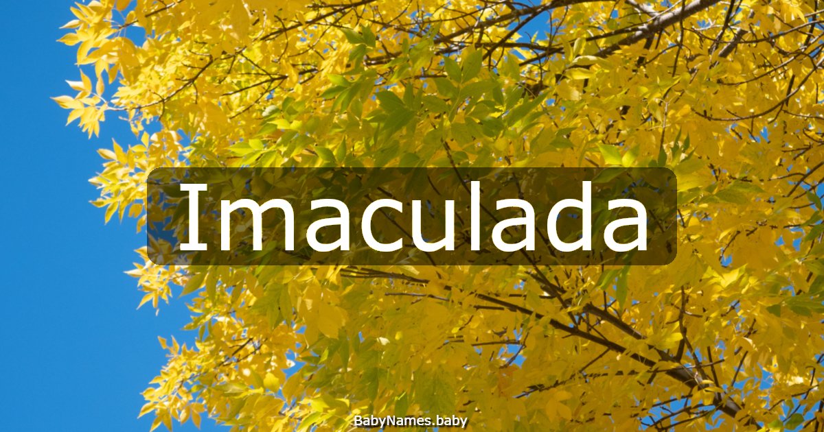 Imaculada