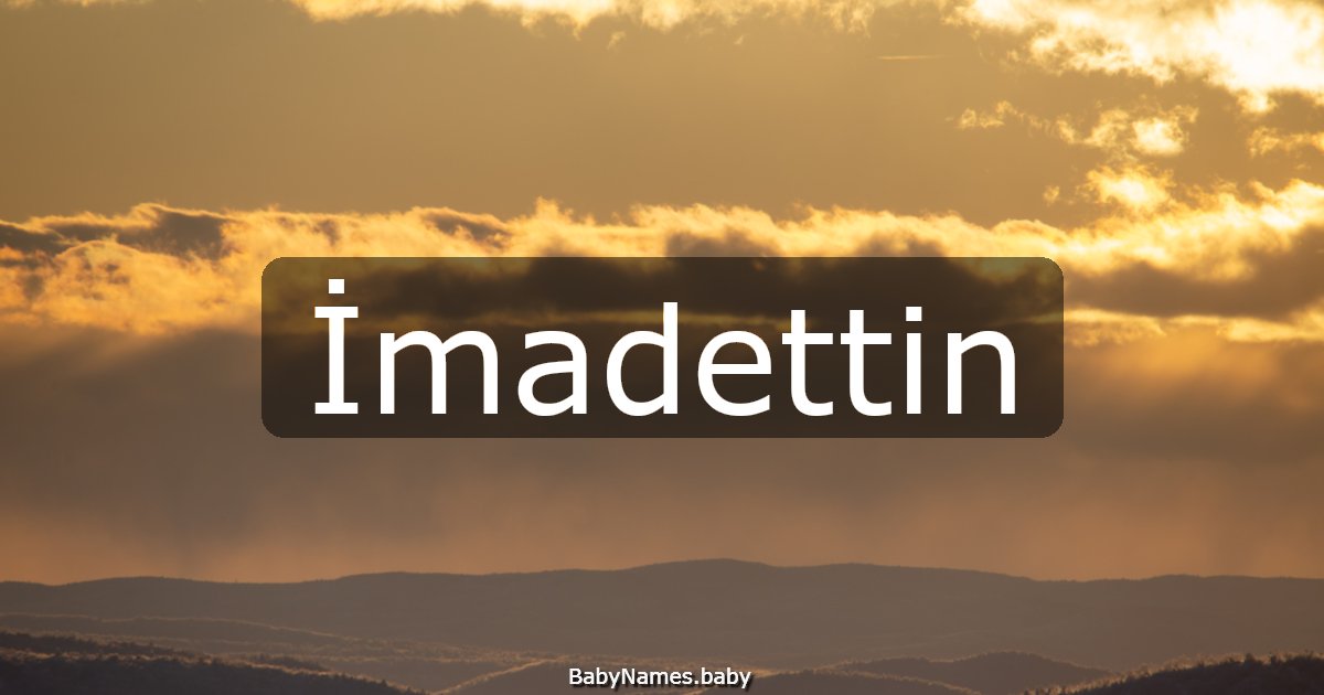 İmadettin