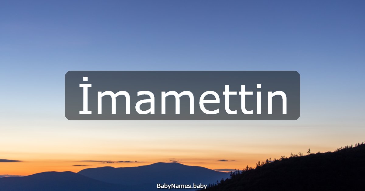 İmamettin