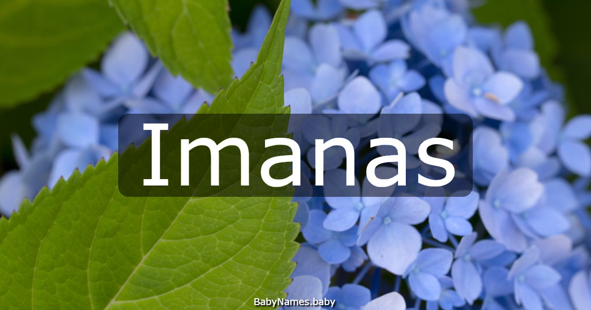 Imanas