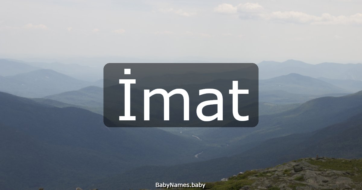 İmat