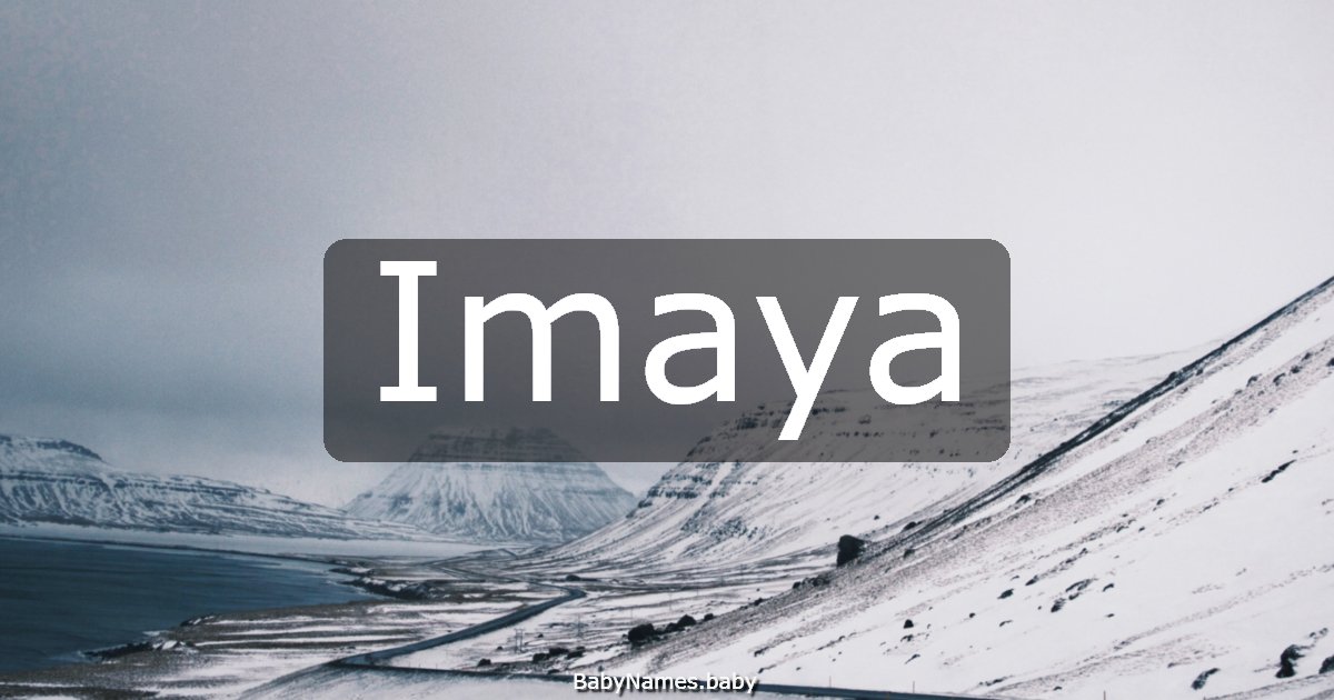Imaya