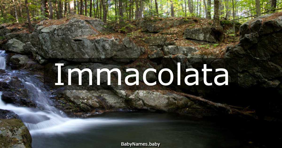 Immacolata