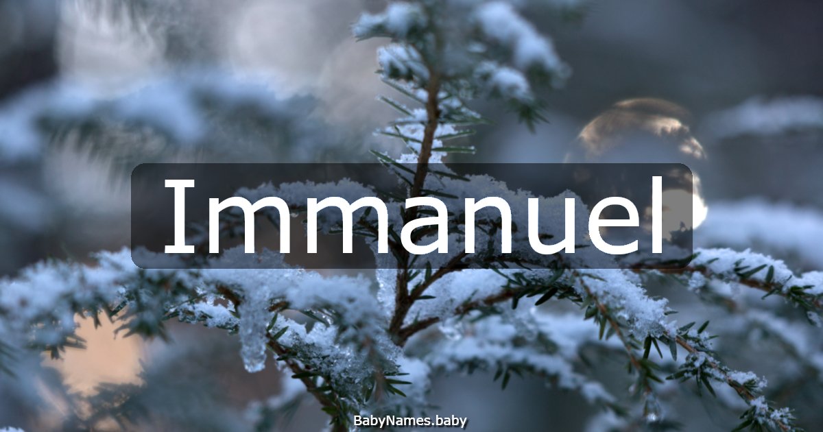 Immanuel