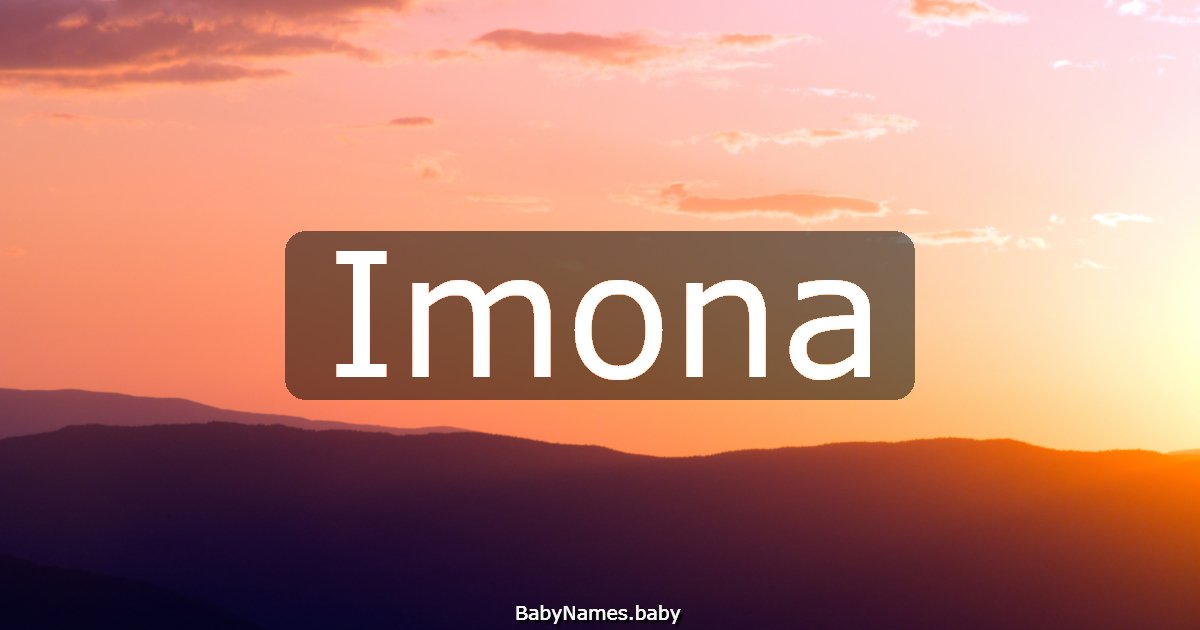 Imona