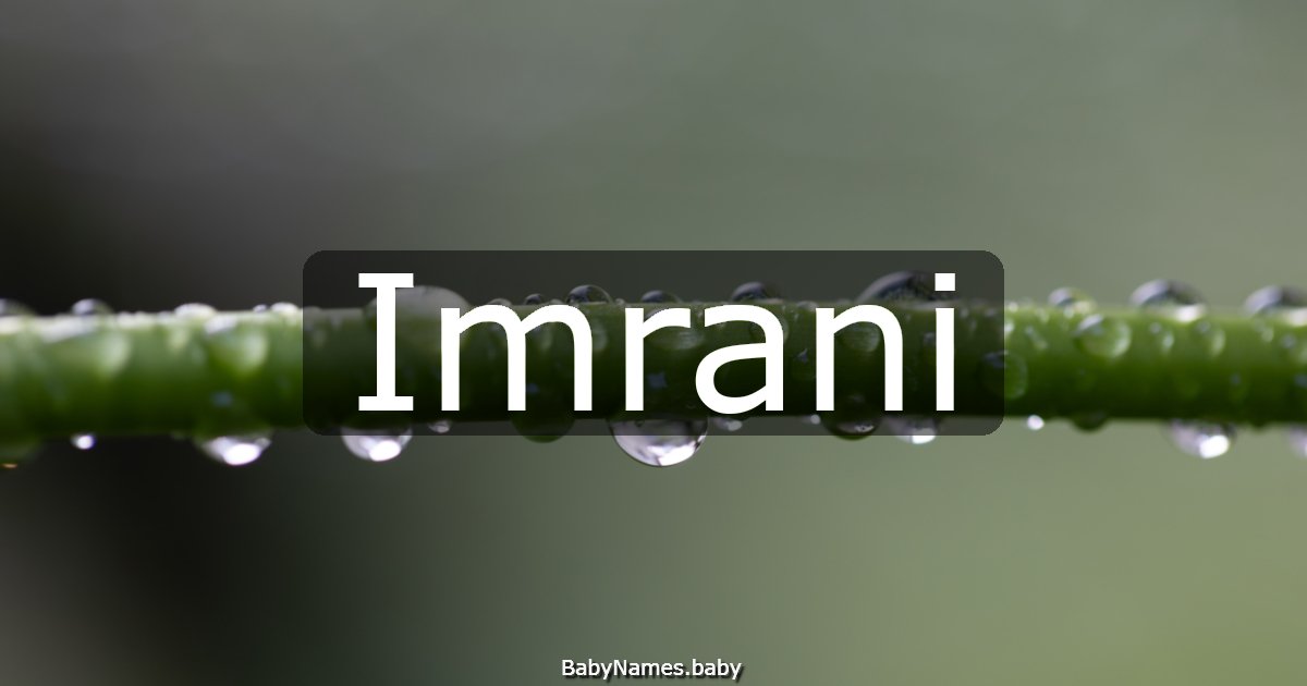 Imrani