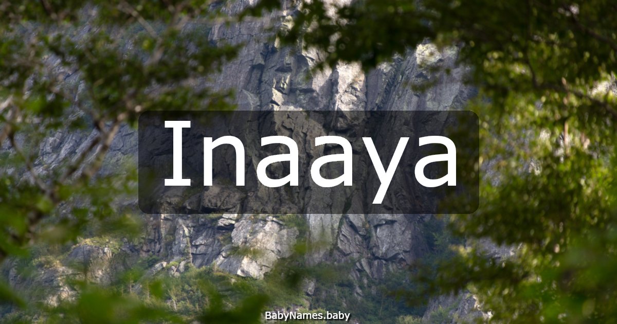 Inaaya