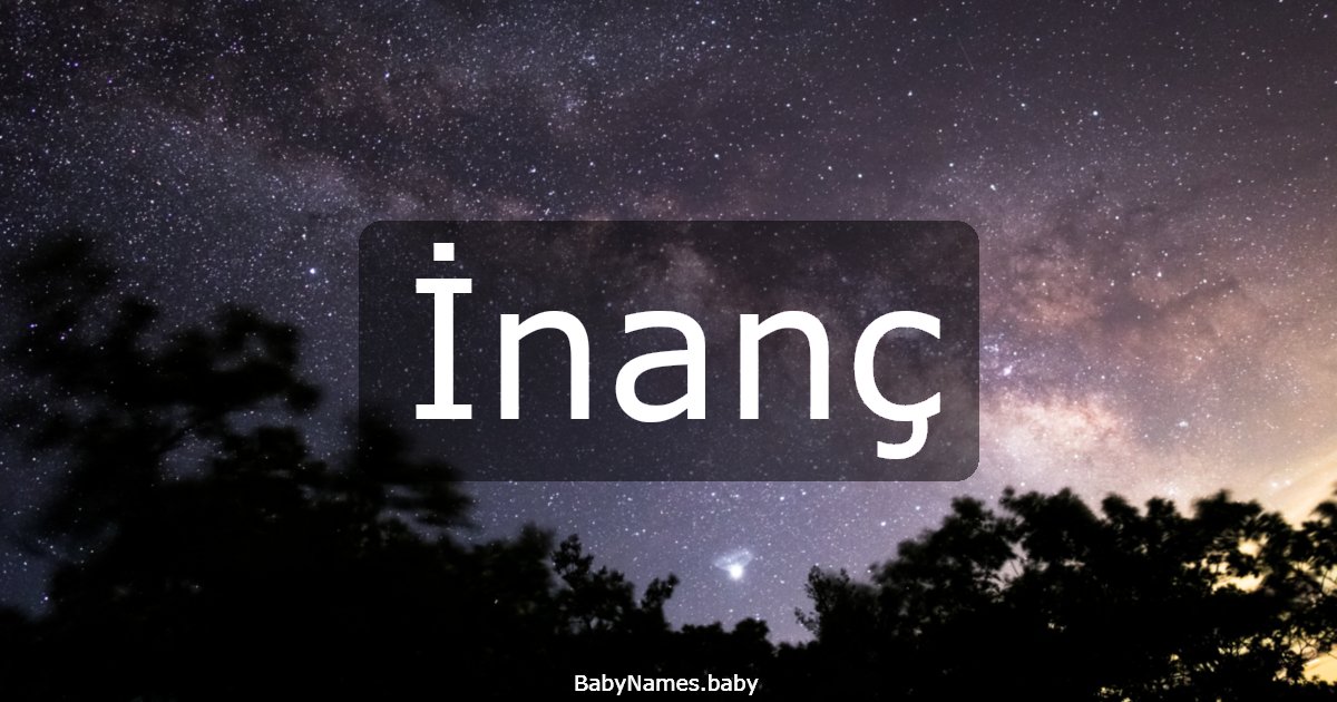İnanç