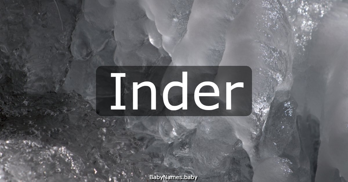 Inder