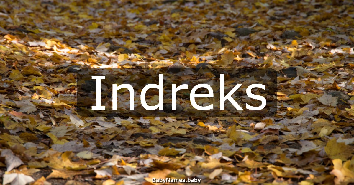 Indreks