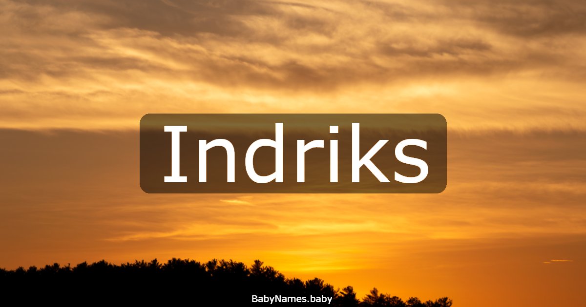 Indriks