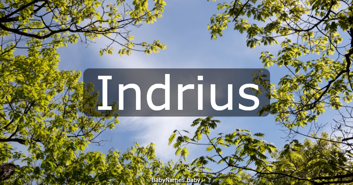 Indrius