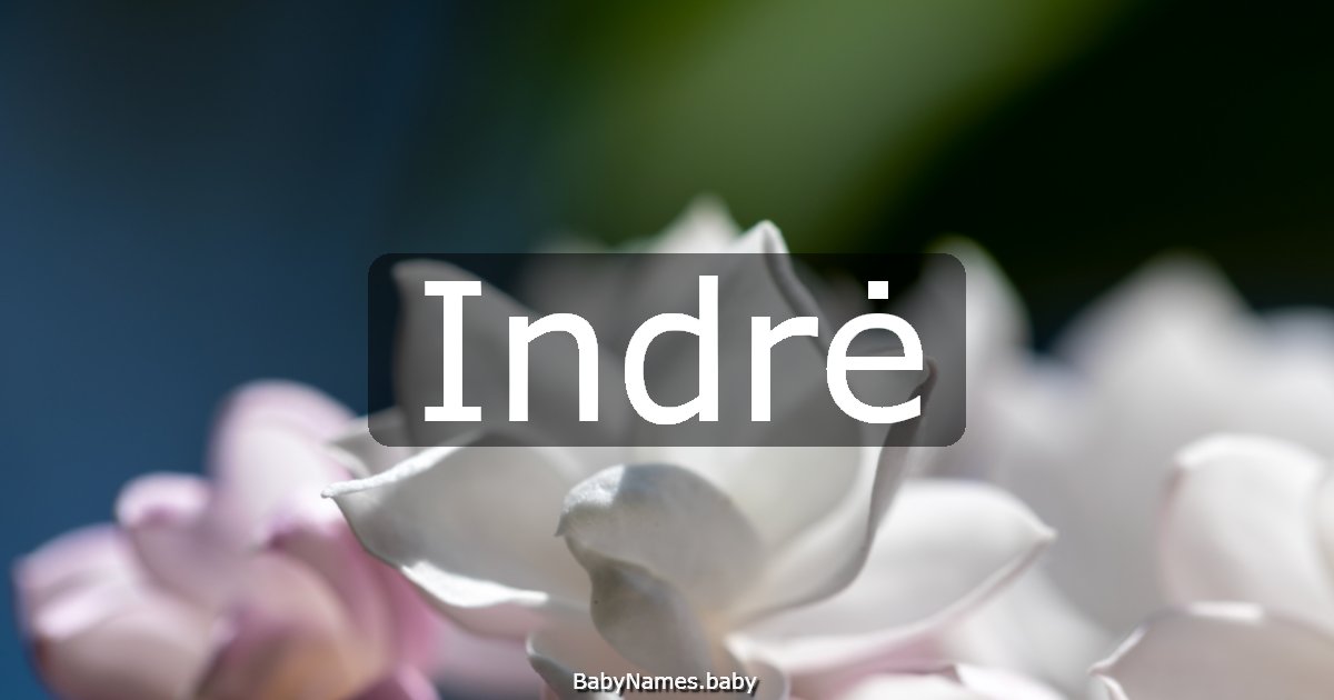 Indrė