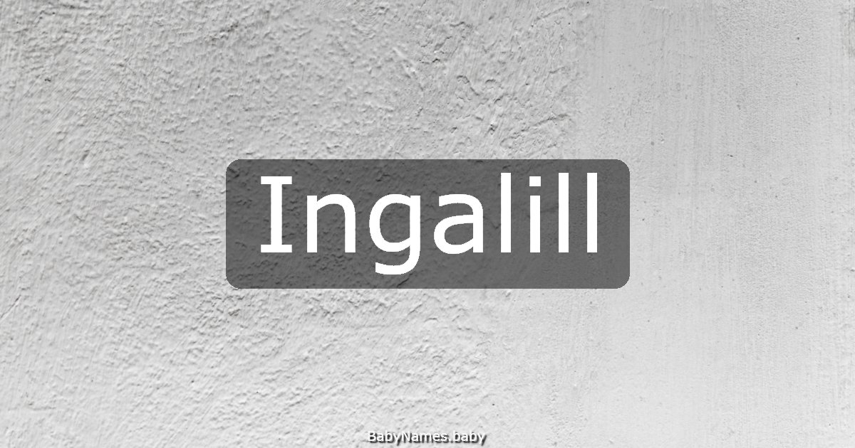 Ingalill
