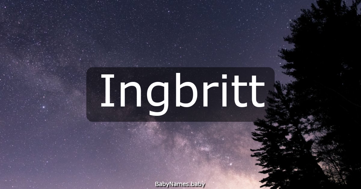Ingbritt