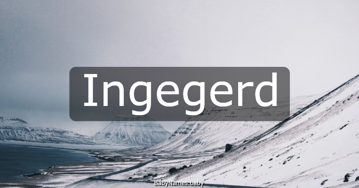 Ingegerd