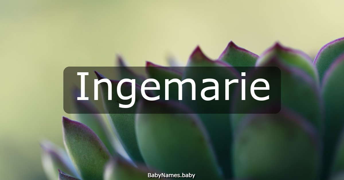 Ingemarie