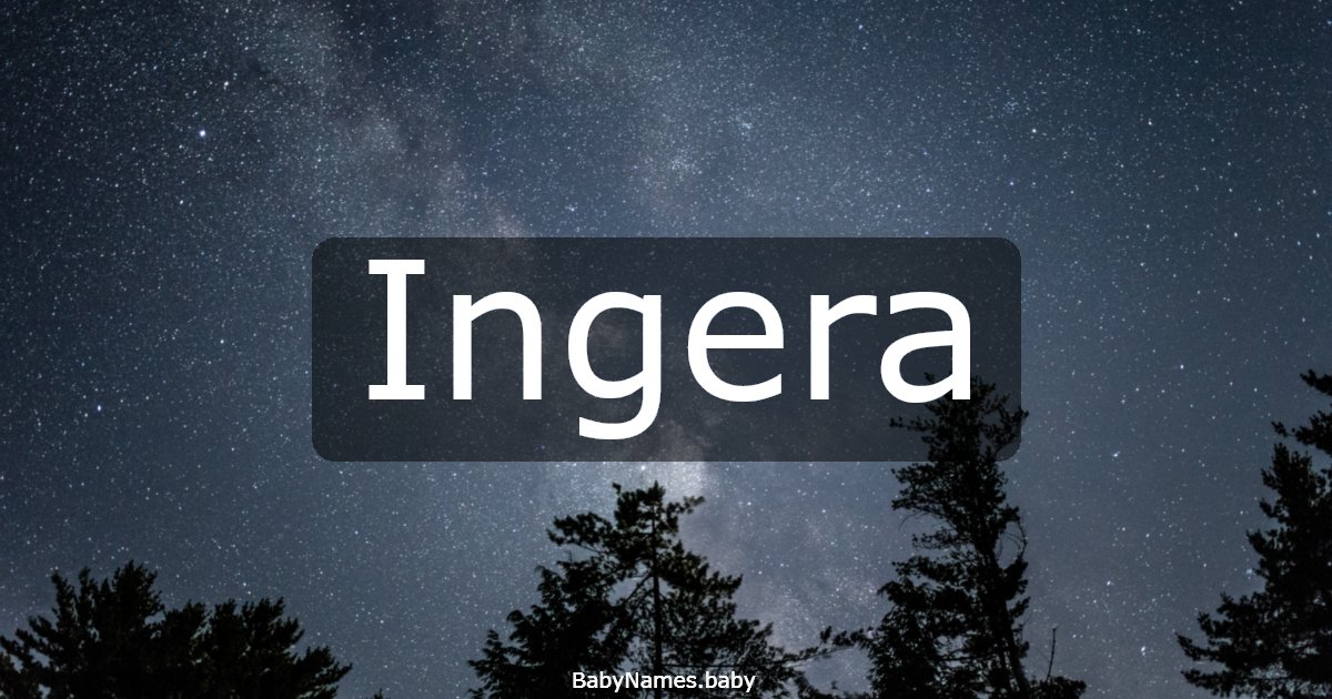 Ingera