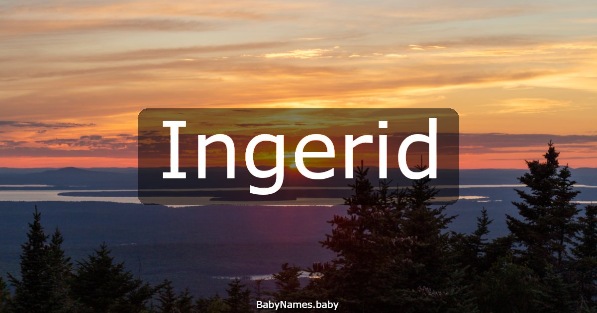 Ingerid
