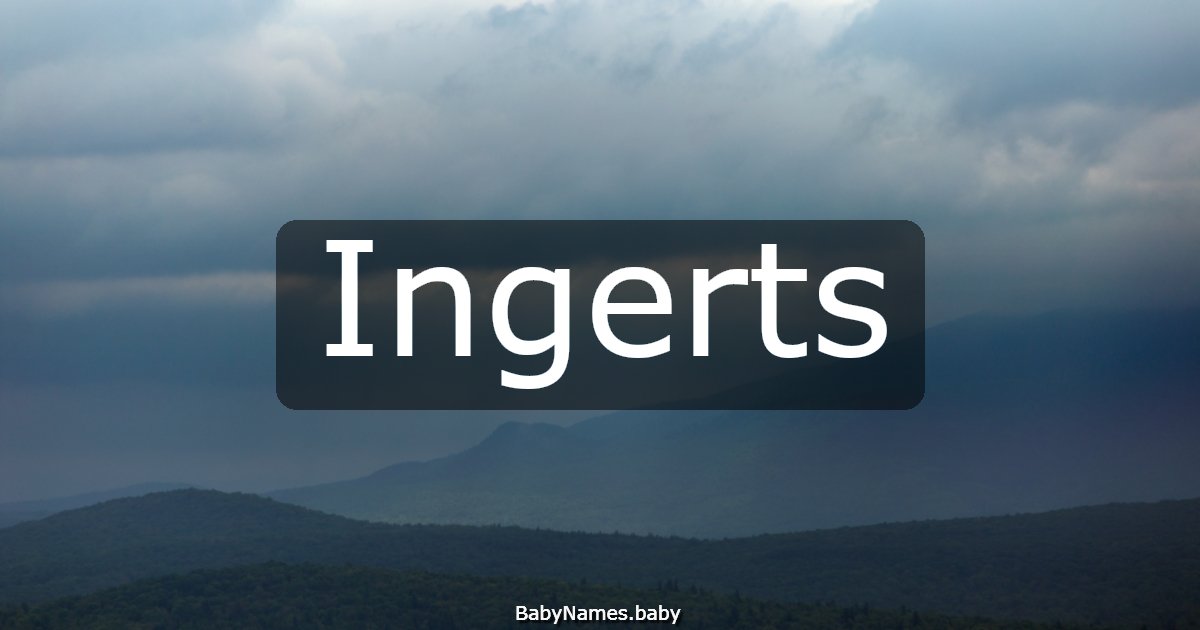 Ingerts