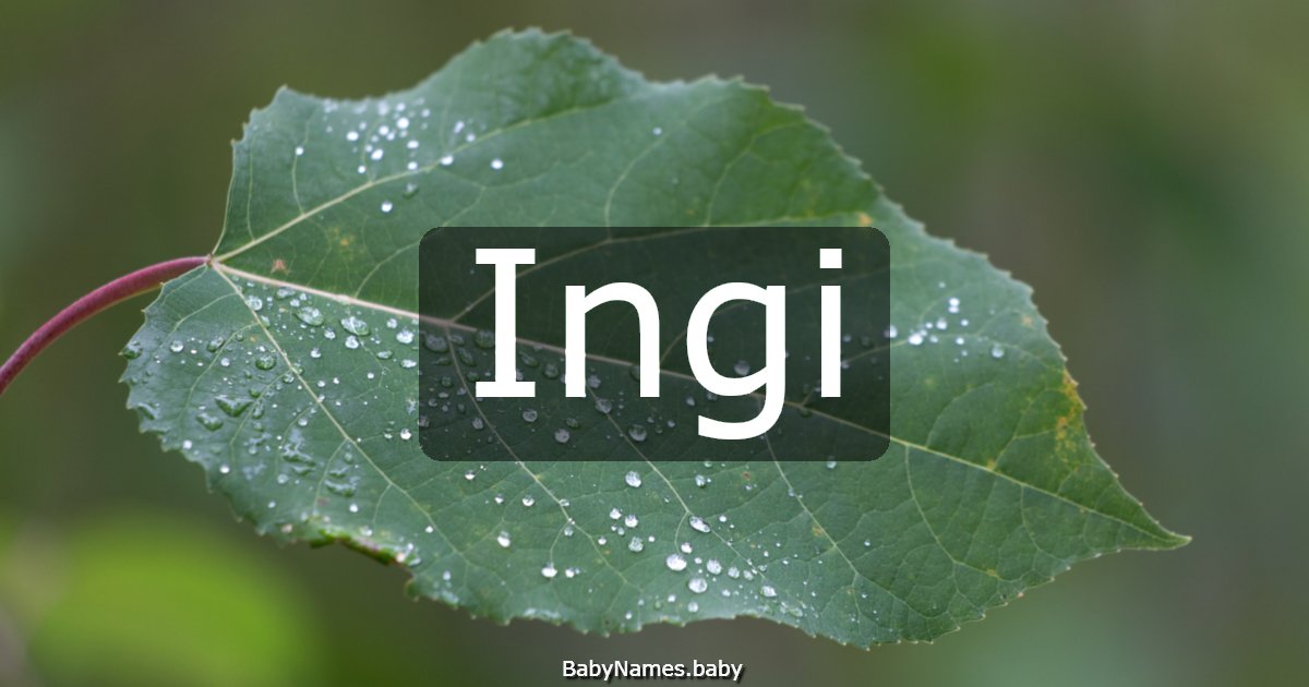 Ingi