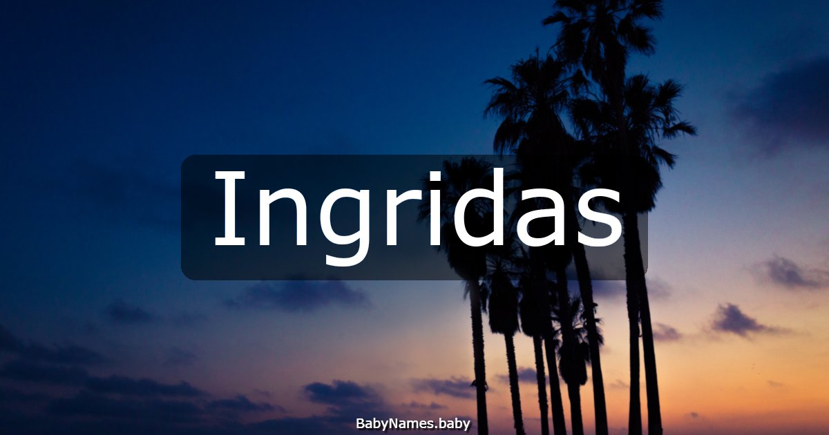 Ingridas