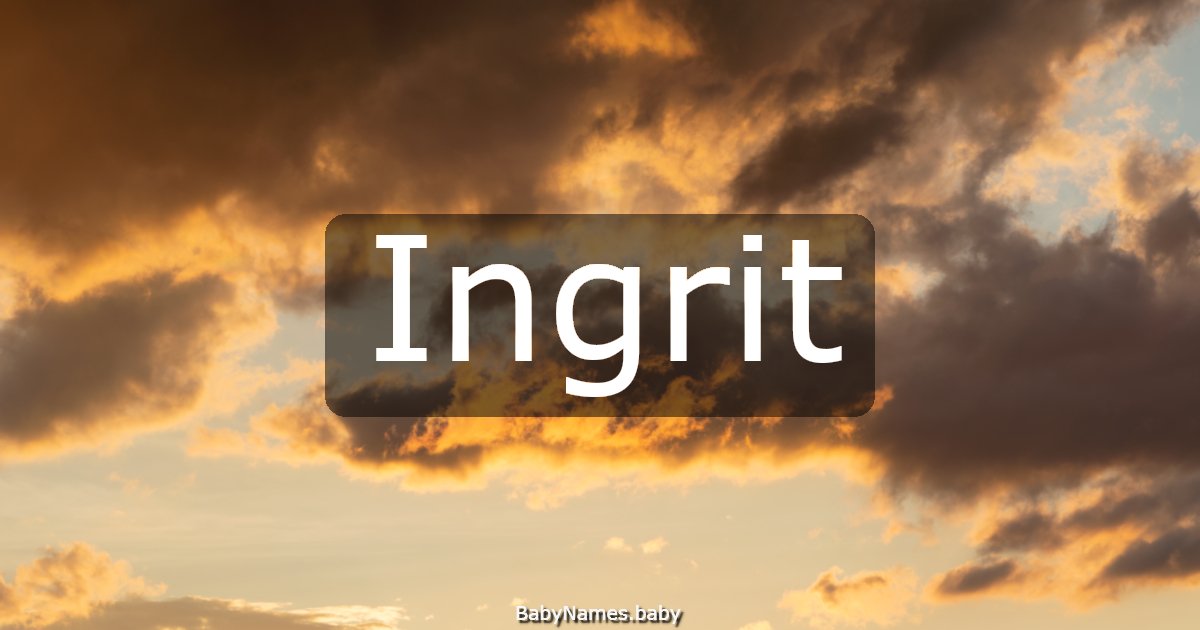 Ingrit