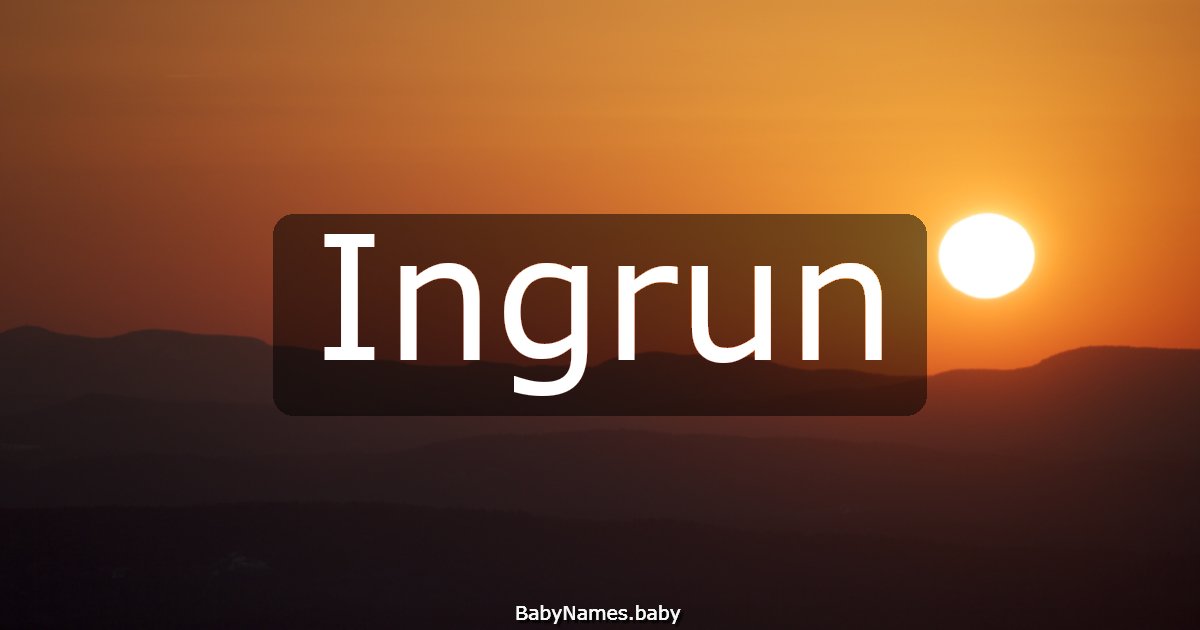 Ingrun