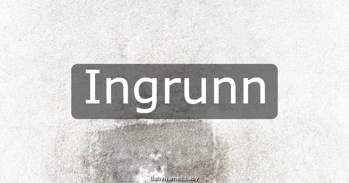 Ingrunn