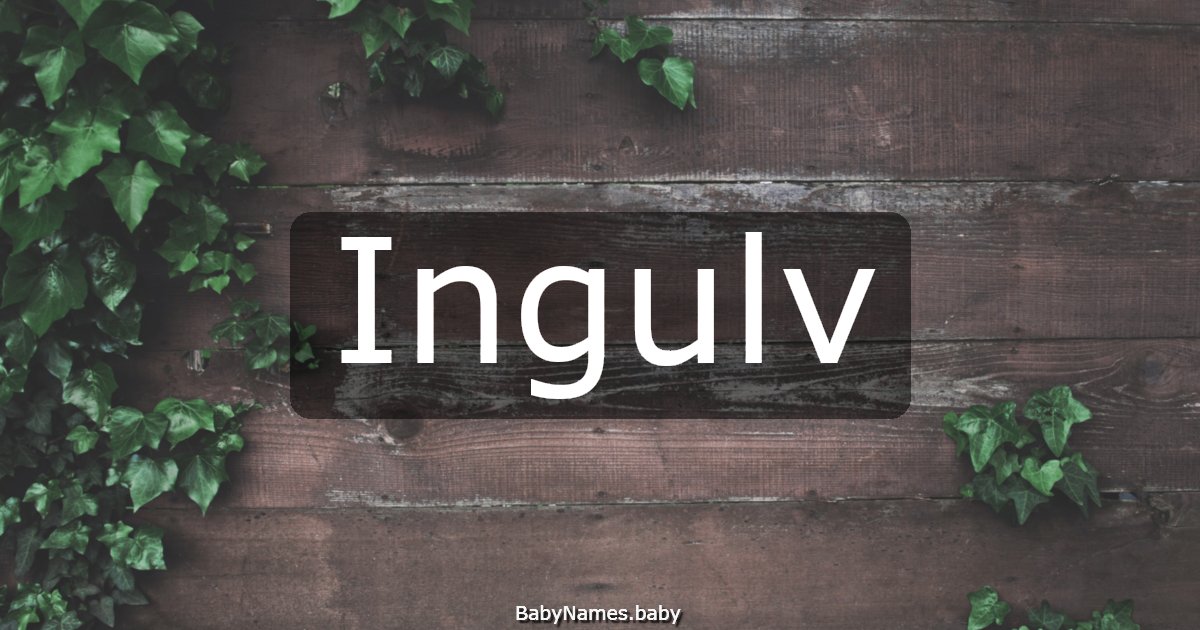 Ingulv