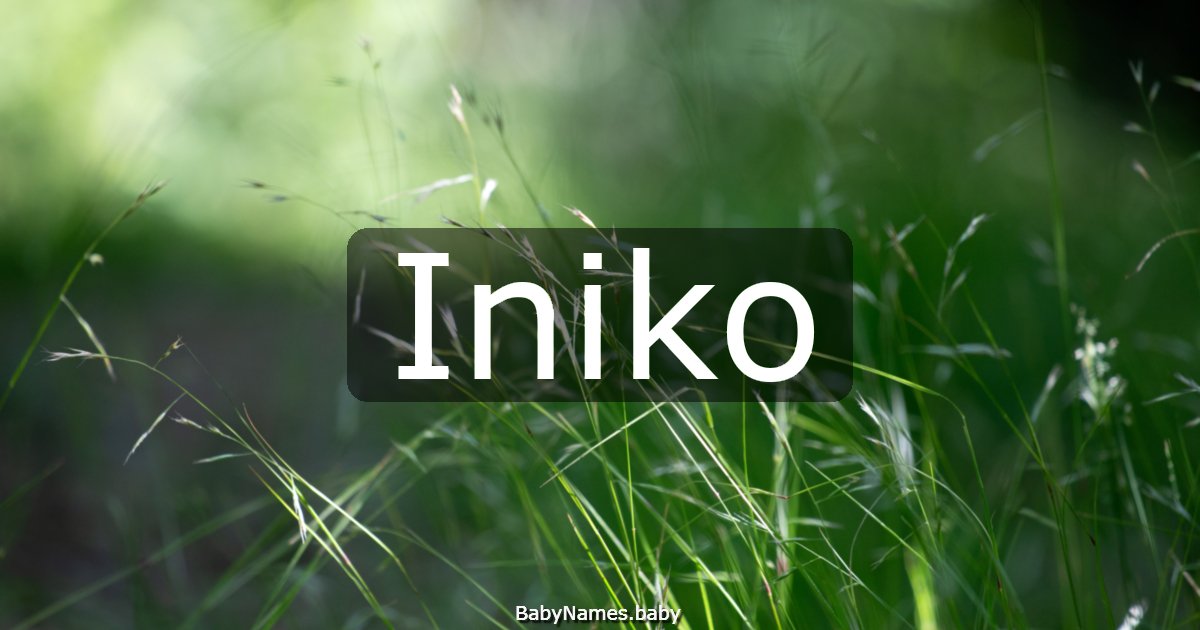Iniko