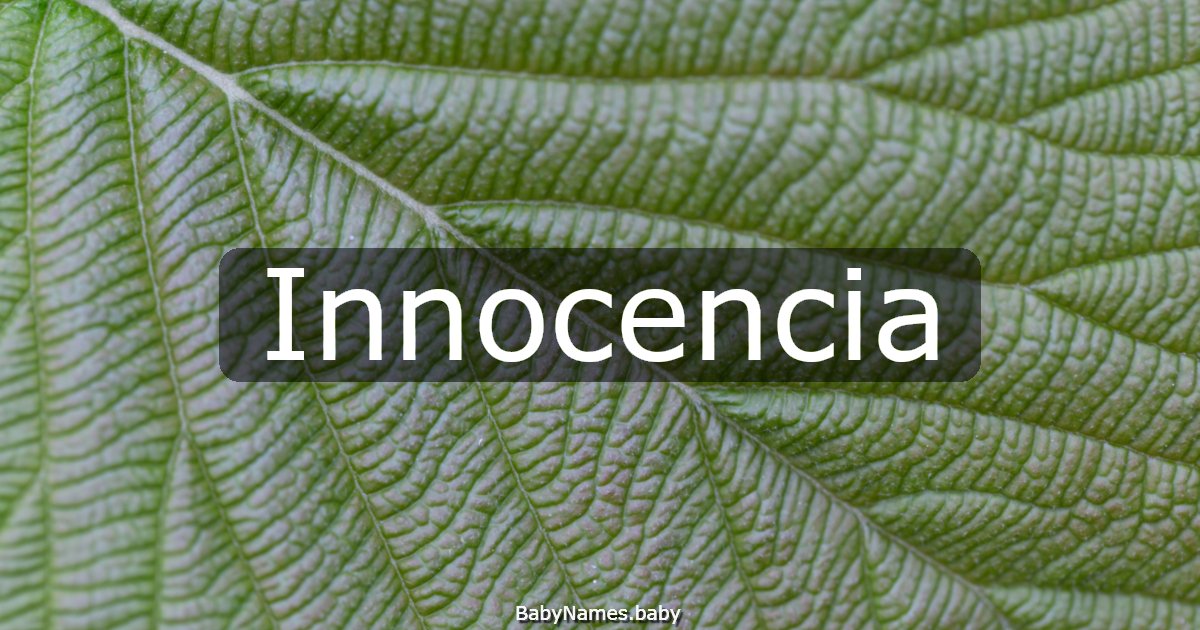 Innocencia