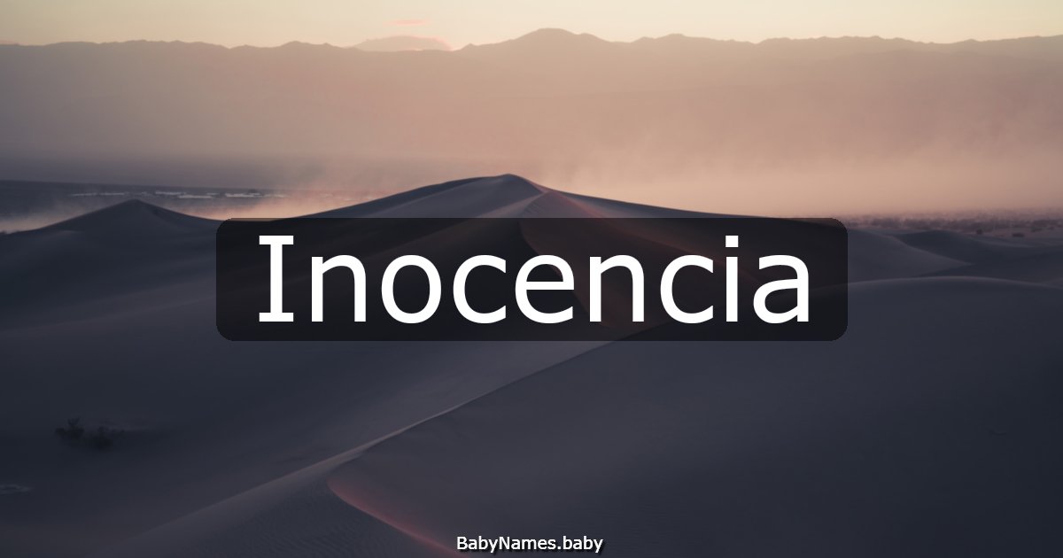Inocencia
