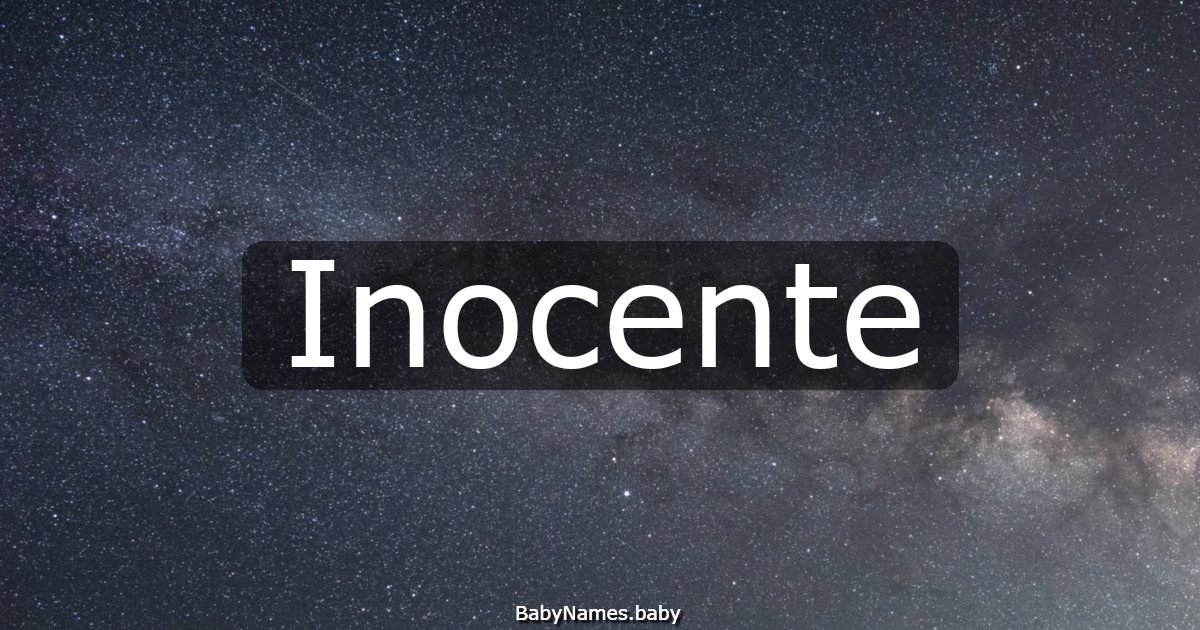 Inocente