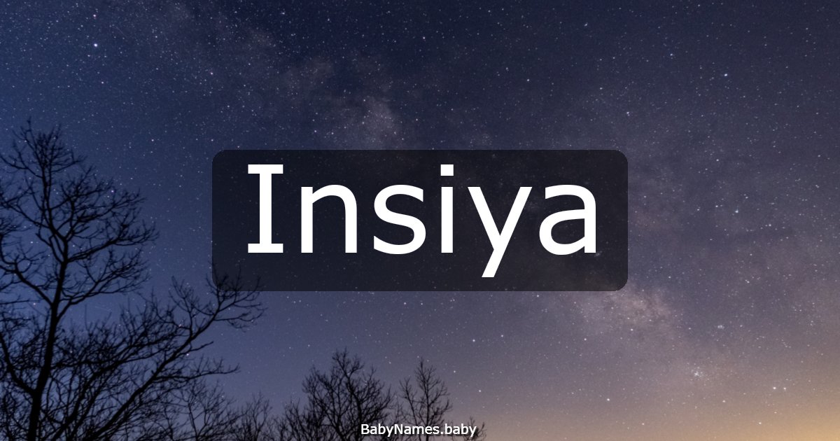 Insiya