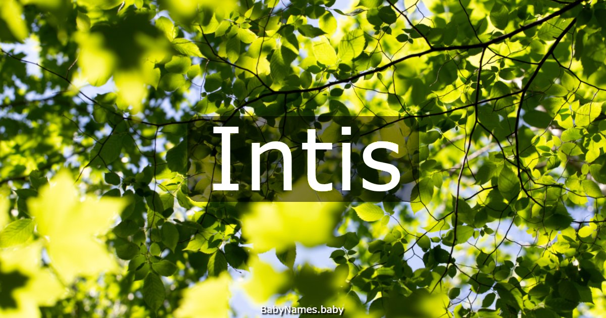 Intis